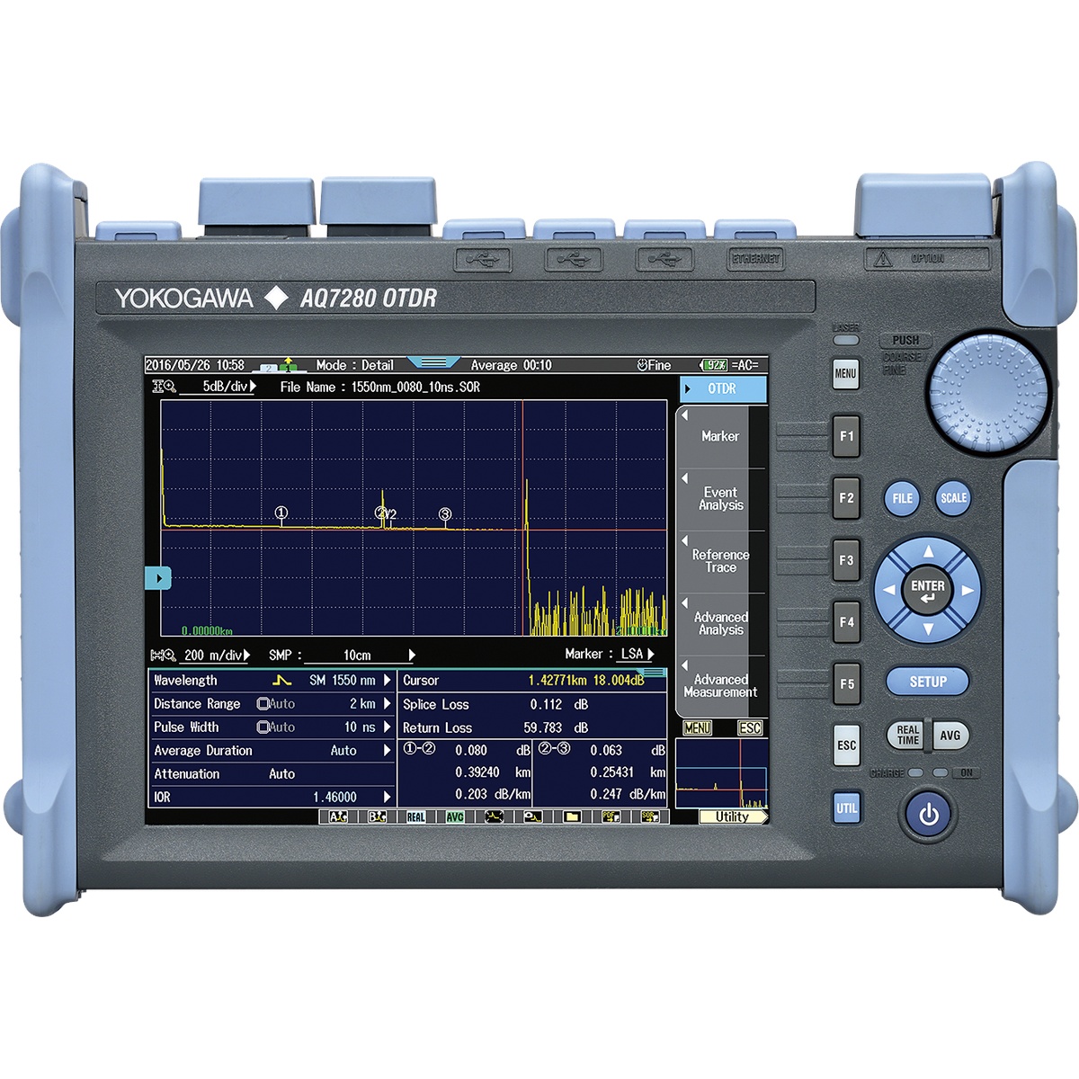 Yokogawa AQ7280 OTDR